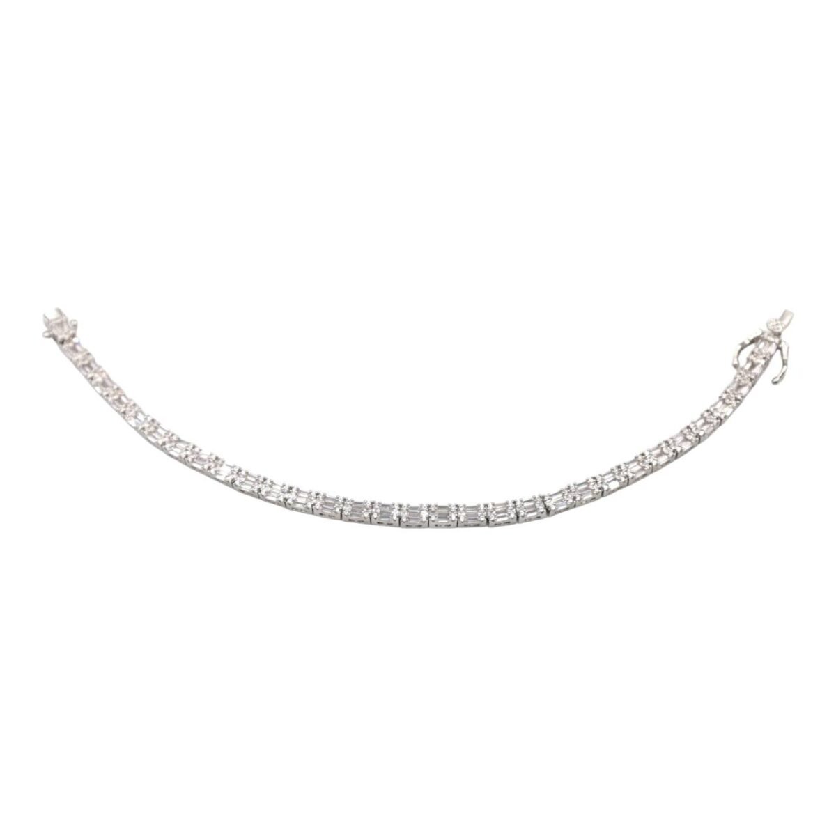 Zircon Bracelet SB09046-1BGFD-B